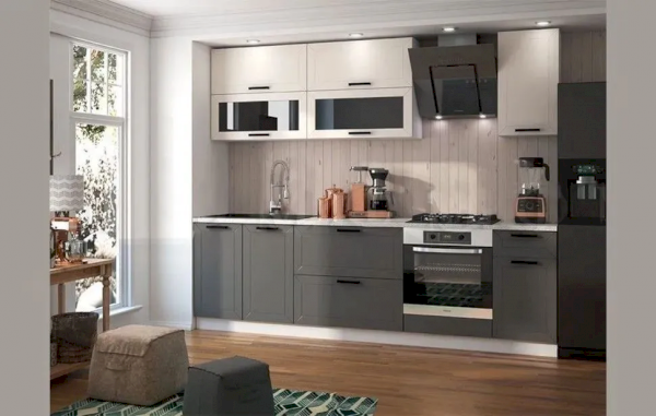 Кухонный гарнитур Монако 2,0 м Компоновка 2 (Миф)